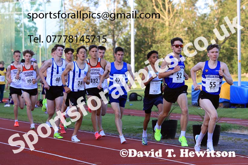 3000 metres, 2024 NEGP 6, Monkton Stadium,  Wednesday, August 14th.  Photo: David T. Hewitson/Sports for All Pics